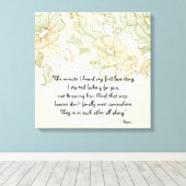 Liebhaber Leinwanddruck (Insitu (Holzboden))