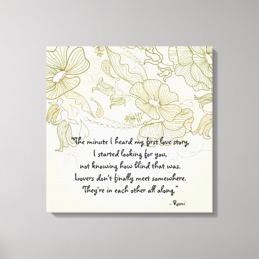 Liebhaber Leinwanddruck (Vorderseite)