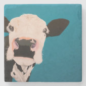 'Liebhaber nicht ein Fighter Steinuntersetzer (Vorderseite)