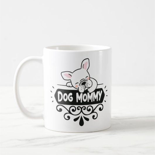 Liebhaber niedlicher Hunde Kaffeetasse (Links)