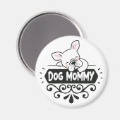 Liebhaber niedlicher Hunde Magnet (Vorderseite/Rückseite)