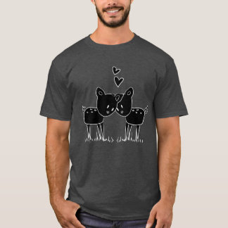 liebhaber paar liebt tiere freund T-Shirt