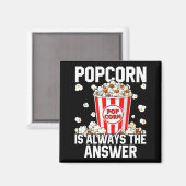 Liebhaber-Popcorn-Pop-Corn-Kostüm-Crew Magnet (Vorderseite/Rückseite)