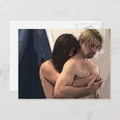 Liebhaber Postkarte (Vorne/Hinten)