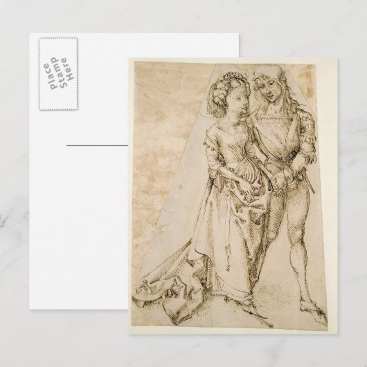 Liebhaber Postkarte (Vorne/Hinten)