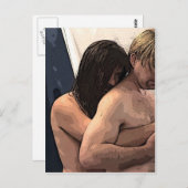 Liebhaber Postkarte (Vorne/Hinten)