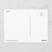 Liebhaber Romantisches Paar Vintag Postkarte (Rückseite)