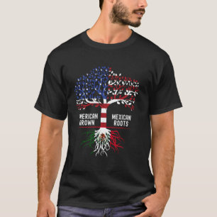 Liebhaber Stolz Uns Amerikanisch Gewachsen Mexikan T-Shirt