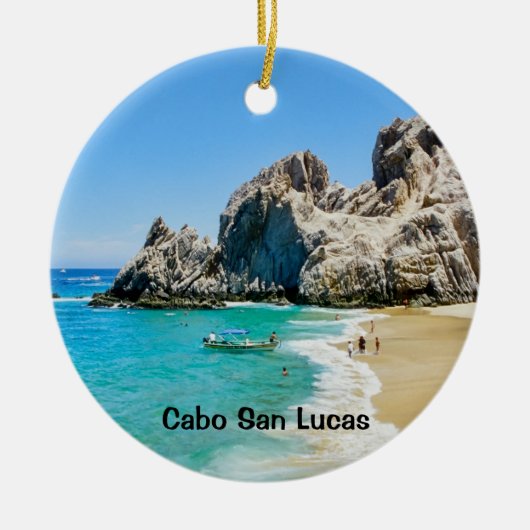 Liebhaber Strand, Cabo San Lucas Keramikornament (Vorne)