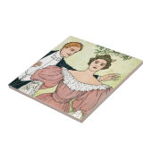 Liebhaber unter dem Mistleton Fliese (Seite)