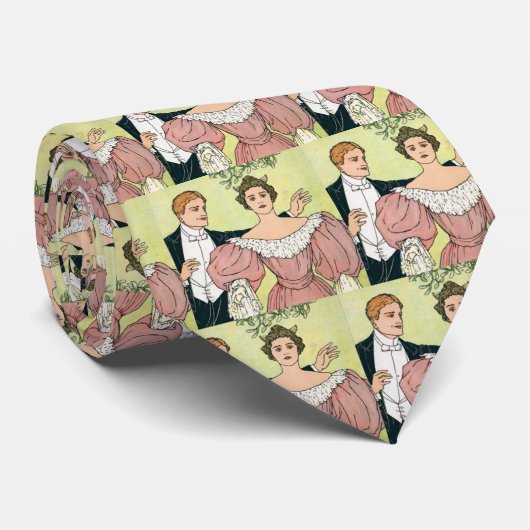 Liebhaber unter dem Mistleton Krawatte (Gerollt)