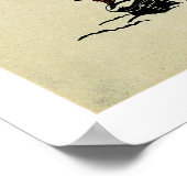 Liebhaber unter einem Schirm Poster (Ecke)