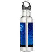 Liebhaber unter Vollmond Edelstahlflasche (Rückseite)
