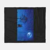 Liebhaber unter Vollmond Fleecedecke (Vorderseite (Horizontal))