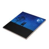 Liebhaber unter Vollmond Fliese (Seite)