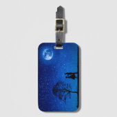 Liebhaber unter Vollmond Gepäckanhänger (Vorderseite Vertikal)