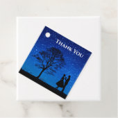 Liebhaber unter Vollmond Geschenkanhänger (Beispiel)