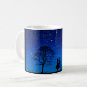 Liebhaber unter Vollmond Kaffeetasse (Vorderseite Links)