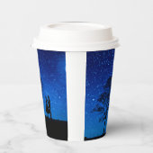 Liebhaber unter Vollmond Pappbecher (Links)