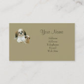 Liebhaber-Visitenkarte Shih Tzu Visitenkarte (Rückseite)