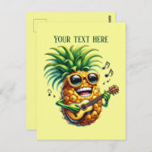 Liebhaber von Ananas Postkarte (Vorne/Hinten)