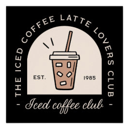 Liebhaber von extravagantem Schwarz Poster