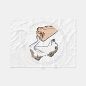 Liebhaber von Flügeldrachen Schweiß Fleecedecke (Vorderseite (Horizontal))