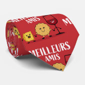 Liebhaber von französischem Käse Krawatte (Gerollt)