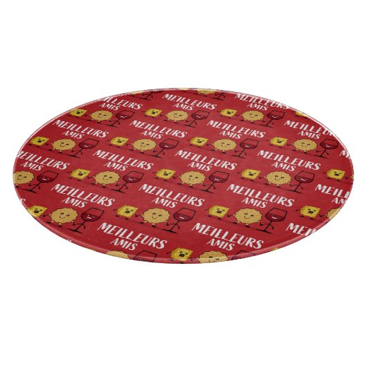 Liebhaber von französischem Käse Schneidebrett (Ecke)