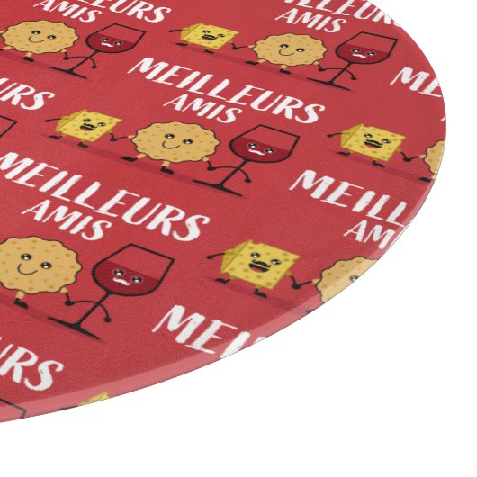 Liebhaber von französischem Käse Schneidebrett (Ecke)