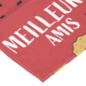 Liebhaber von französischem Käse Tischdecke (Schrägansicht)