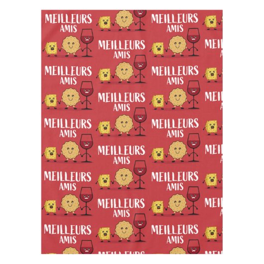 Liebhaber von französischem Käse Tischdecke (Vorderseite)