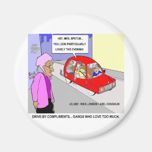 Liebhaber von Gangs Funny Gifts T-Shirts & Sammler Magnet