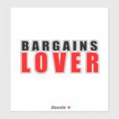 Liebhaber von Geschäften Aufkleber (Blatt)