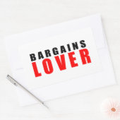 Liebhaber von Geschäften Rechteckiger Aufkleber (Umschlag)