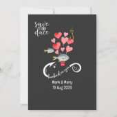 Liebhaber von Hochzeiten Einladung (Vorderseite)