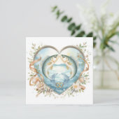 Liebhaber von Hochzeiten Einladung (Stehend Vorderseite)