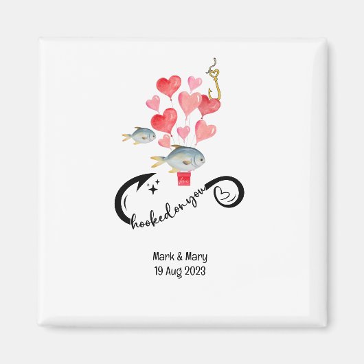 Liebhaber von Hochzeiten Magnet (Vorne)