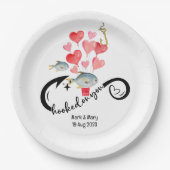 Liebhaber von Hochzeiten Pappteller (Vorderseite)