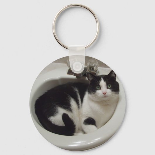 Liebhaber von Katzen Schlüsselanhänger (Vorderseite)