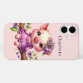 Liebhaber von lustigen Schweinen tragen Ihren Name Case-Mate iPhone Hülle (Rückseite (Horizontal))