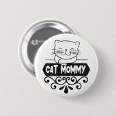Liebhaber von niedlichen Katzen Button (Vorne & Hinten)