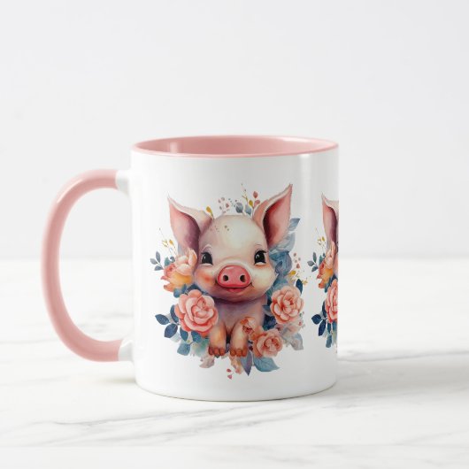 Liebhaber von niedlichen Landschweinen Tasse (Links)