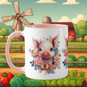 Liebhaber von niedlichen Landschweinen Tasse