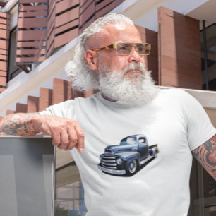 Liebhaber von Oldtimern-LKW - Anpassbares T-Shirt