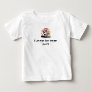 Liebhaber von Sommereis Baby T-shirt
