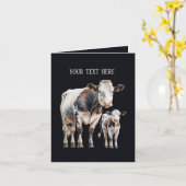 Liebhaber von sonniger Kuh Karte (Gelbe Blume)