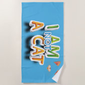 Liebhaber von Strandtuch ohne Katzen (Vorderseite)