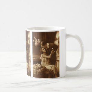 Liebhaber von Vintage, lieben romantische Musik Kaffeetasse
