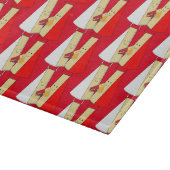 Liebhaber von Wein und Käse Schneidebrett (Ecke)